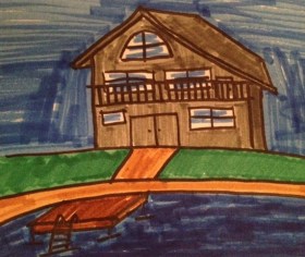 Nothing says romance like a house in the middle of nowhere, right? 